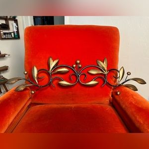 Metal Leaf Wall Decor Art Door Topper